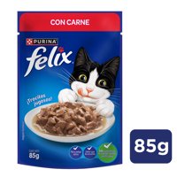 Alimento Húmedo Gato Adulto Sabor Carne Pouch 85 G Felix