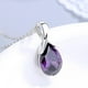 thumbnail image 4 of Collar Plata Fina S925 Lagrima De Angel Amatista Mujer Joyas purpura 0, 4 of 4