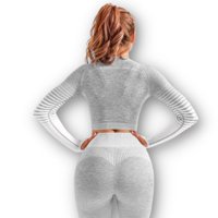 Wild Travel - Conjunto De Fitness De Gimnasio De 2 Piezas Blanco