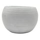 thumbnail image 1 of Macetero Maceta Acabado Cemento Relieve Rustico Blanco, 1 of 5