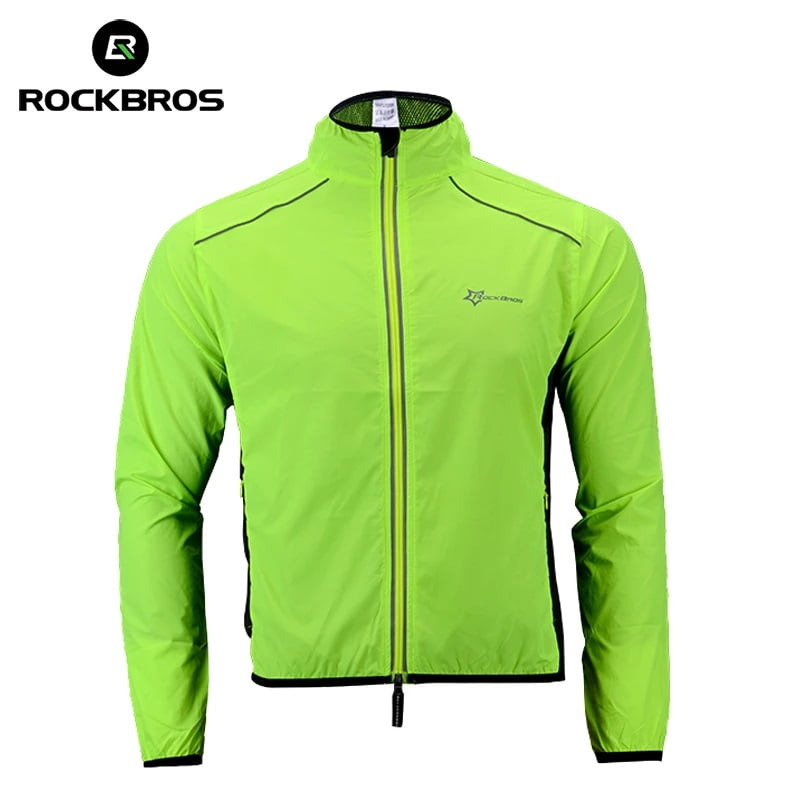 Chaqueta Cortaviento Para Ciclismo Rockbros Ypw018g Talla 2xl