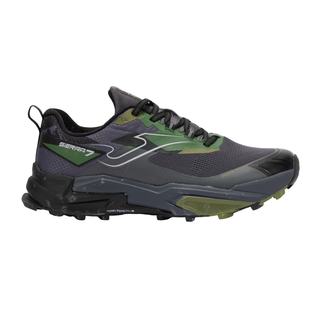 Zapatilla Trail Running Hombre Sierra Negro Oliva Joma