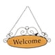thumbnail image 5 of Letrero De Bienvenida Para Decoración De Puerta, Colgador De Puerta Delantera Para Ventana Interior, Marco Negro, 5 of 5