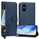 thumbnail image 2 of FOXDOCK Funda Tipo Cartera para Tecno Spark 40 4G Cuero PU con Cremallera y Correa de Muñeca, Ranuras para Tarjetas, Soporte Plegable, Cierre Magnético, 2 of 5