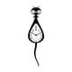 thumbnail image 3 of Reloj De Pared Con Forma De Gato, Moderno, Portátil, Silencioso, Para Cafetería, Cocina, Comedor, Cola Recta, 3 of 5