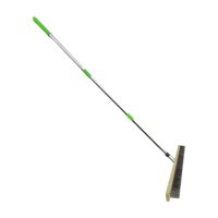 Magideal - Cepillo De Alambre De Acero Inoxidable Para Suelo, Cerdas De Metal, Mango Largo, Herramienta De Limpieza Versátil Para Cubierta De Alambre De Hormigón Cabezal De Cepillo De 50 Cm