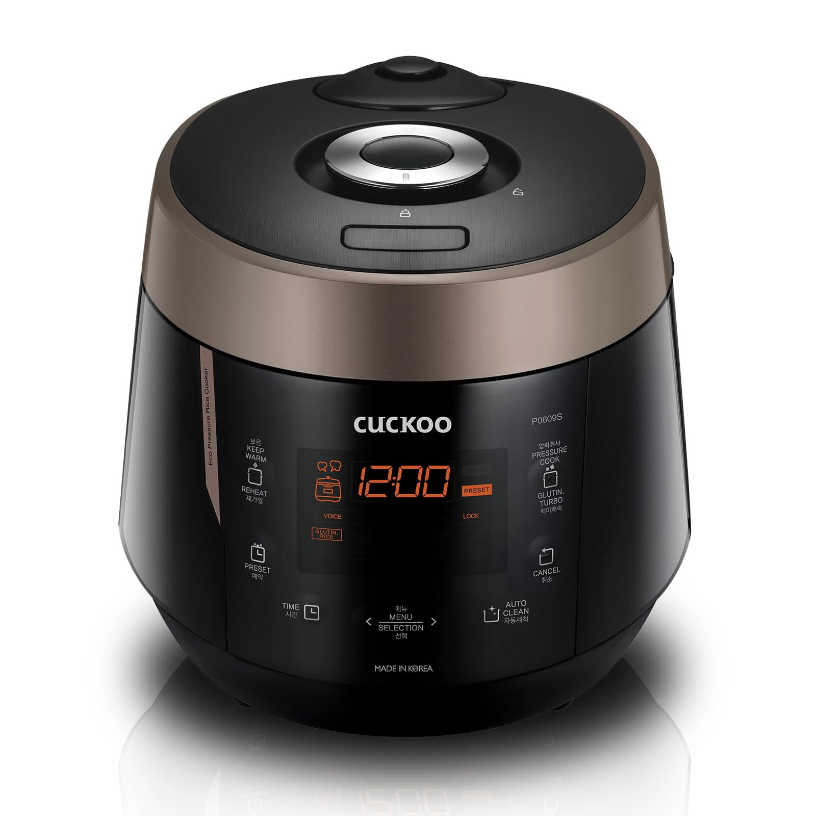 Hervidor De Arroz Cuckoo High, Eléctrico, 6 Tazas, Para Calentar A Presión