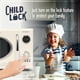 thumbnail image 2 of Nostalgia RMO4IVY Retro 0.9 Cubic Foot 800-Watt Countertop Microwave Oven, 5 Power Levels and 12 Cook Settings, LED Display, Ivory, 2 of 3
