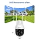 thumbnail image 2 of Cámara De Seguridad Solar Outdoor 2k Con Vista De 360° Paquete De 2, 2 of 7