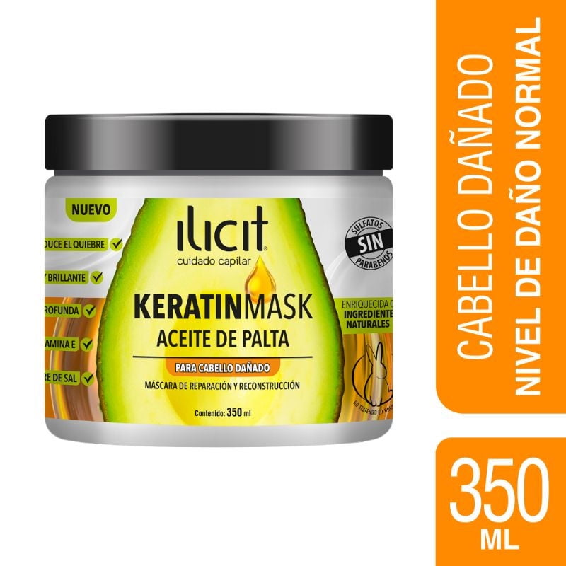 Ilicit - Máscara De Hidratación Y Nutrición Aceite De Palta