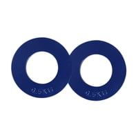 Magideal - Placas De Peso Fraccionarias 2X Cambiar Placas De Peso Resistentes A La Caída De 386 Pesos Adicionales Compactos De Diámetro Para El Entrenamiento De Azul 05 Kg