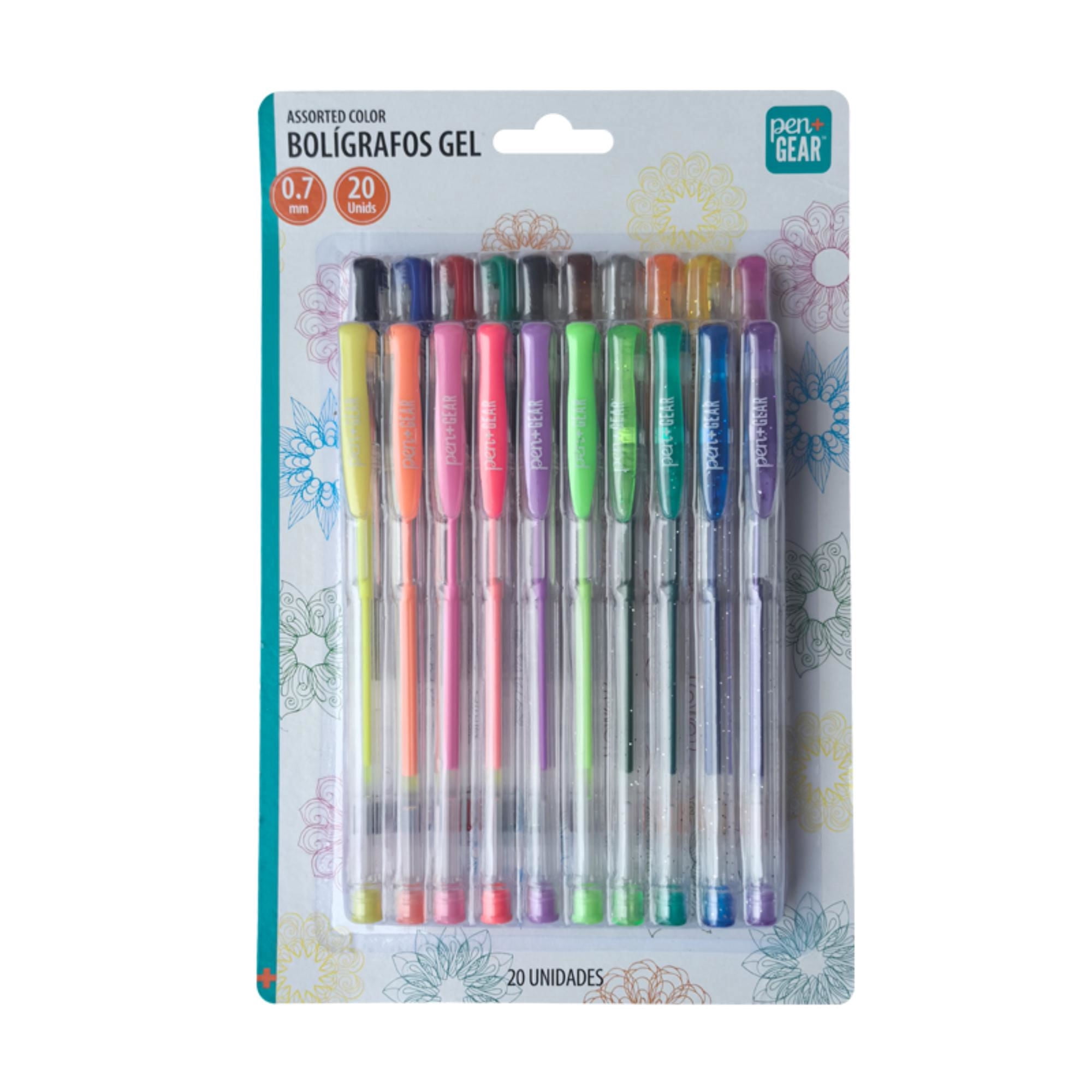 Lápiz Gel 0.7mm 20un Pen&Gear