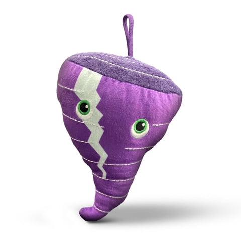 Peluche Thunderheads Tornado Tormentas Eléctricas 6 Cm Con Tarjeta Con Datos Curiosos