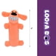 thumbnail image 5 of Peluche multipet original Loofa Dog Squeaky para todos los perros, 5 of 6