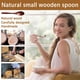 thumbnail image 2 of Cucharas de madera Hefeld, 7 unidades, pequeñas, con miel, té y café, 2 of 6