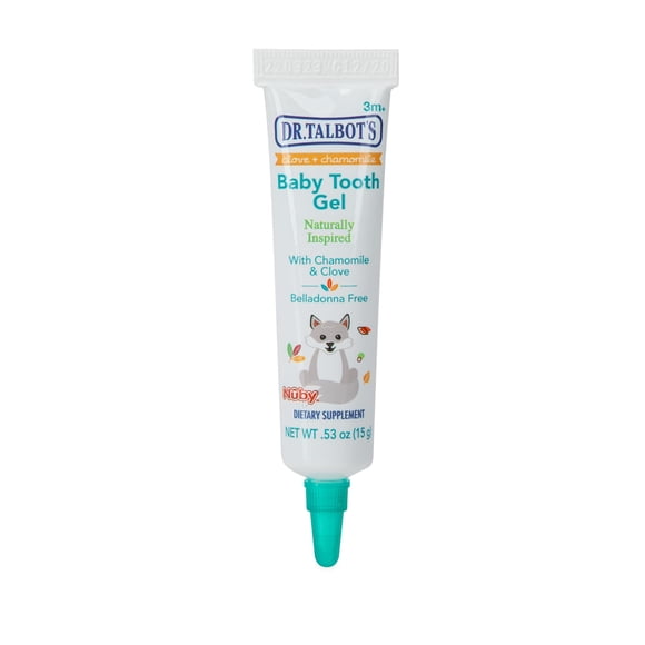 Gel de dientes de bebé Dr. Talbot's para encías doloridas, 15 ml, sin benzocaína