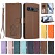 thumbnail image 3 of Sony Xperia 10 VII Funda Billetera con Estampado de Gato, Marrón, 3 of 6