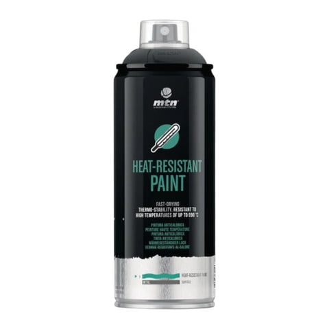 Pintura Alta Temperatura Mtn Negro Mate 400Ml