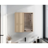Tuhome - Botiquin Para Baño Miró 53.7X50X16.5 Cm Rovere Con Espejo