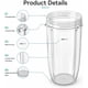 thumbnail image 2 of Repuestos: vasos de 32 oz para licuadora, paquete de 2, 2 of 3