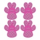 thumbnail image 3 of 4 Piezas Almohadillas Para Patas De Perro Calzado Para Mascotas Botines Calcetines Perro Antideslizante Pegatinas Para Pies XXL Rosa, 3 of 3