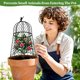 thumbnail image 4 of Protectores de Plantas PREMILITY Paquete de 6 Jaulas Metálicas para Jardín 33x51 cm, 4 of 7