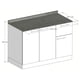 thumbnail image 4 of MUEBLE COCINA MODULAR 100% ARMADO CUBIERTA 120CMS BLANCO, 4 of 4