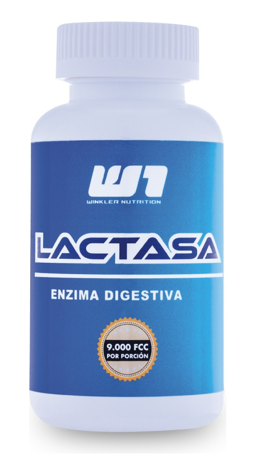 Winkler Nutrition - Lactasa - Intolerantes A La Lactosa 9000 Fcc 60 Cápsulas