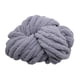thumbnail image 4 of Hilo Grueso De Chenilla Lavable, Hilo Súper Voluminoso Para Tejer A Ganchillo, Gris, 4 of 5