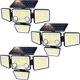 thumbnail image 1 of Luces solares para exteriores LYWALT 3000LM 188 con sensor de movimiento LED, 1 of 7