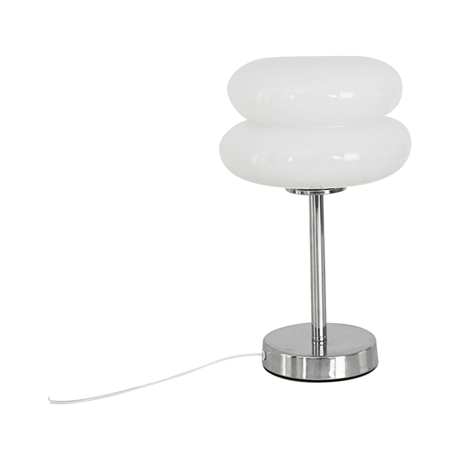 Ioensy - Egg Tart Mushroom Lámpara De Mesa Lámpara Decorativa Para Mesita De Noche Cómoda Blanca