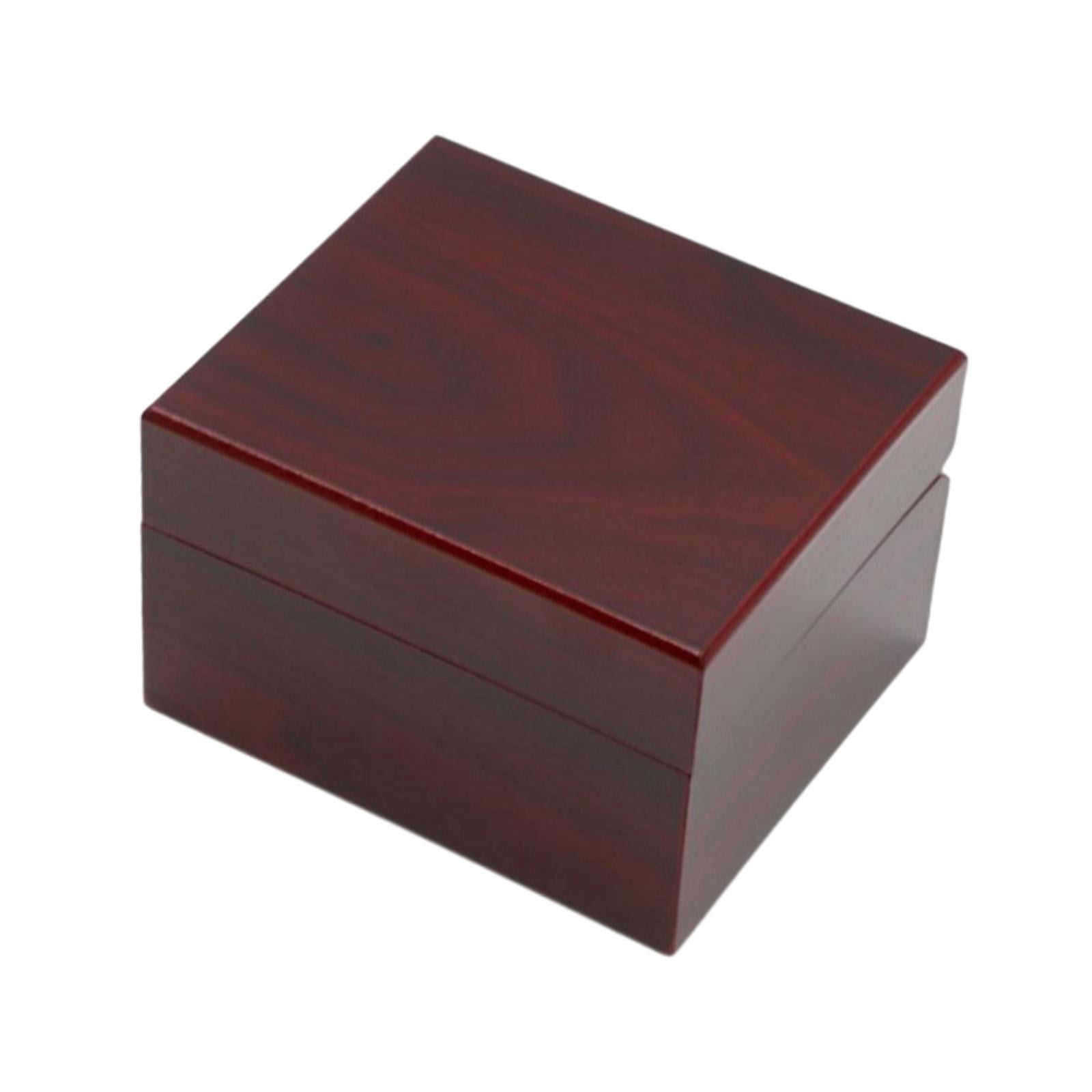 Magideal - Caja De Almacenamiento De Relojes Única, Organizador De Joyas, Contenedor De Aretes, Estuche Portátil Para Relojes, Estuche De Exhibición Para Relojes