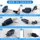 thumbnail image 4 of Enchufe de repuesto de 3 clavijas, paquete de 6 con destornillador negro OFOAEEA, 4 of 9