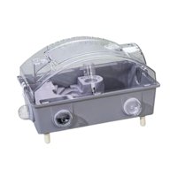 Ioensy - Jaula Para Hámster, Transpirable, Transparente, Para Erizos, Ratones, Conejos, Color Gris