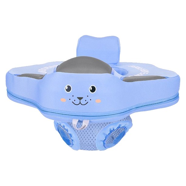Flotador con Asiento para Bebé 4 a 18 Meses No Inflable Mambobaby Azul