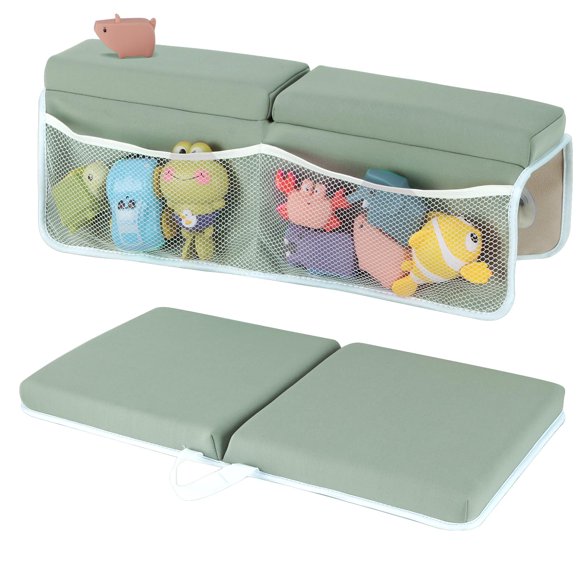 Conjunto de almohadilla para arrodillarse y reposacodos YUFIXO gris verde