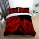 thumbnail image 1 of Adult Floral Animal Skin Print Tiger Butterfly Quilt Duvet Cover Set3-Piece Bedding Set, 1 of 4