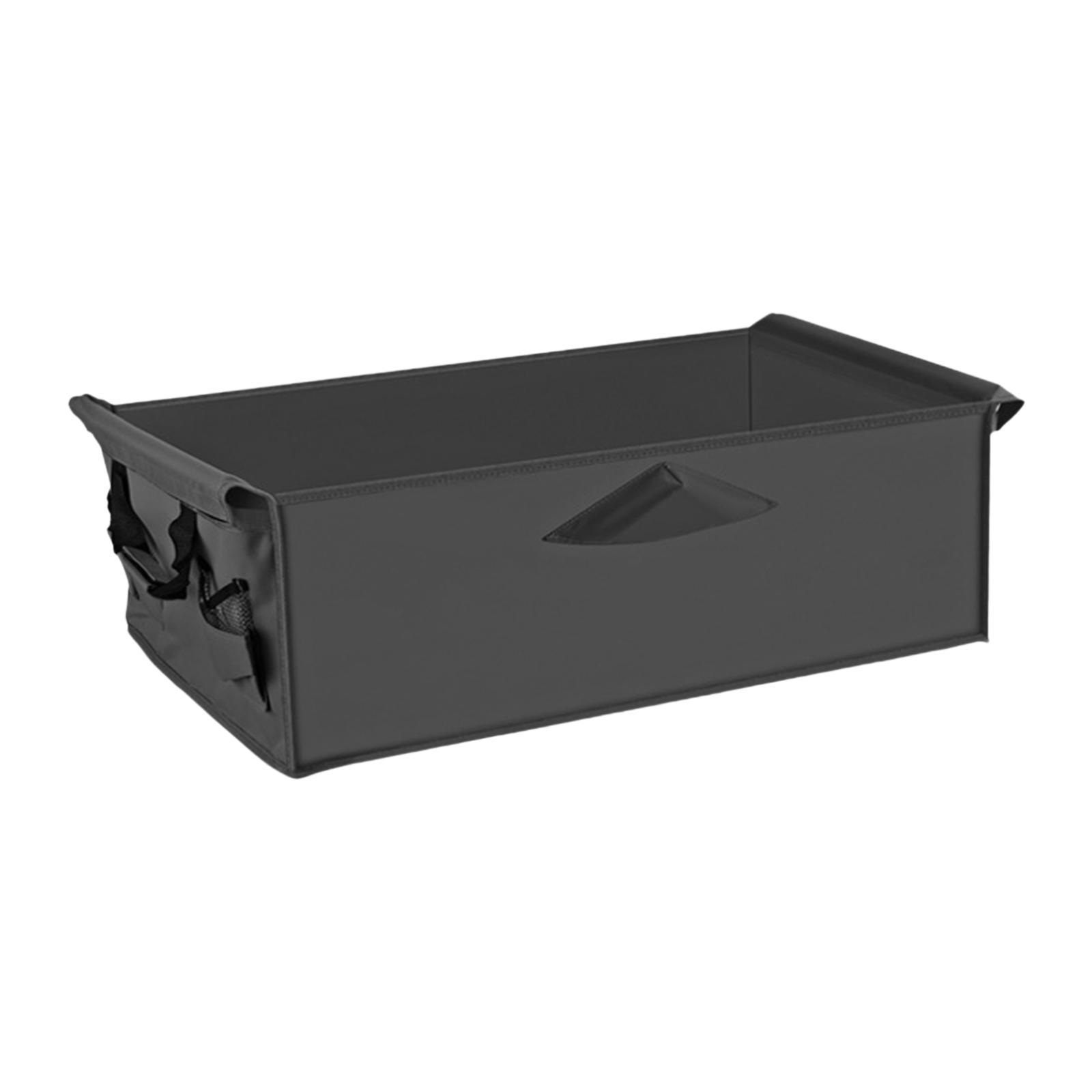 Ioensy - Wagon Liner Bolsillo Portátil De Tela Para Carro Para Ir De Compras, Hacer Recados, Comestibles, Negro