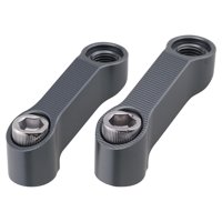 Magideal - Adaptadores Extensores De Espejo Base De Vista Trasera De Repuesto Piezas De Repuesto Fáciles De Instalar Espejos Retrovisores Elevador De Extensión Gris