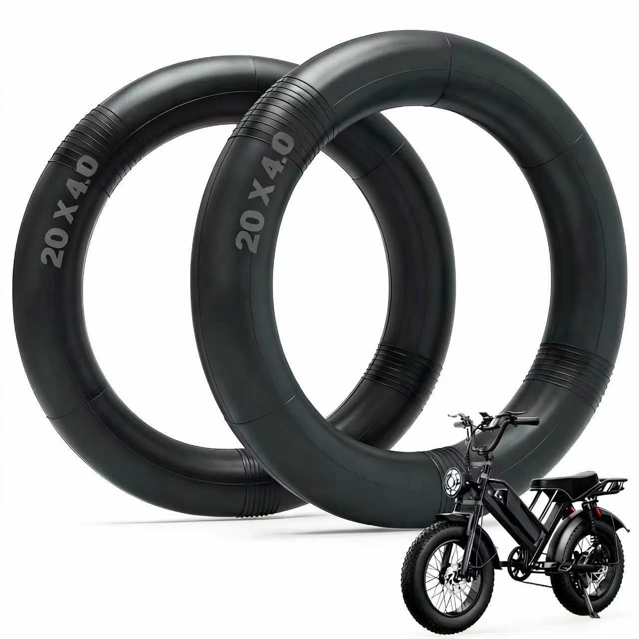 Cámara De Aire Para Bicicleta Naixtyre 20x4.0 De Butilo Resistente