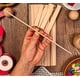 thumbnail image 4 of Palitos de madera para manualidades StesoSHOP 12 piezas de madera de haya 26 cm, 4 of 8