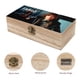 thumbnail image 3 of Fargo Caja Organizadora de Madera Rústica - Caja Decorativa Multifuncional para Escritorio, Hogar, Oficina, Joyas y Manualidades, 3 of 6