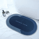 thumbnail image 5 of Alfombra Tapete Absorbente Para Baño Antideslizante Hogar Color Azul Ovalada, 5 of 5