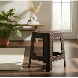 Piso Banca Banquito Taburet Asiento Banco Rattan Reyplast