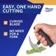 thumbnail image 3 of Cuchillo oscilante adaptativo North Coast Medical Big-Grip con mango en T, 3 of 5