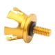 thumbnail image 2 of Pernos De Tornillo De Asiento De Aluminio Estilo Corona De Motocicleta De 1/4 "para Harleys Golden, 2 of 5
