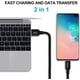 thumbnail image 4 of Cable de carga USB-A a USB-C de 3 pies, paquete de 2 unidades, negro, 4 of 7