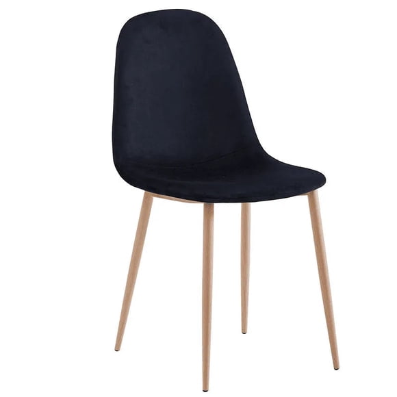Silla Scoop Negra para Interior