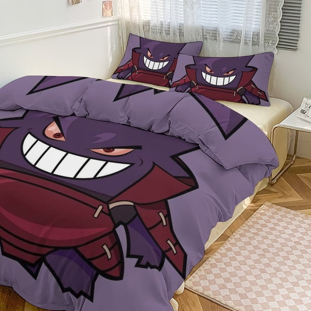 Ge_ngar Print Bedding Set Pattern Duvet Cove Set 3 Pieces 1 Quilt Cover And 2 Pillowcases for Women Men Teens