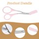 thumbnail image 3 of Tijeras de acero inoxidable de color para cejas con peine, tijeras para recortar cejas, herramienta de maquillaje para recortar cejas, peine, 3 of 4